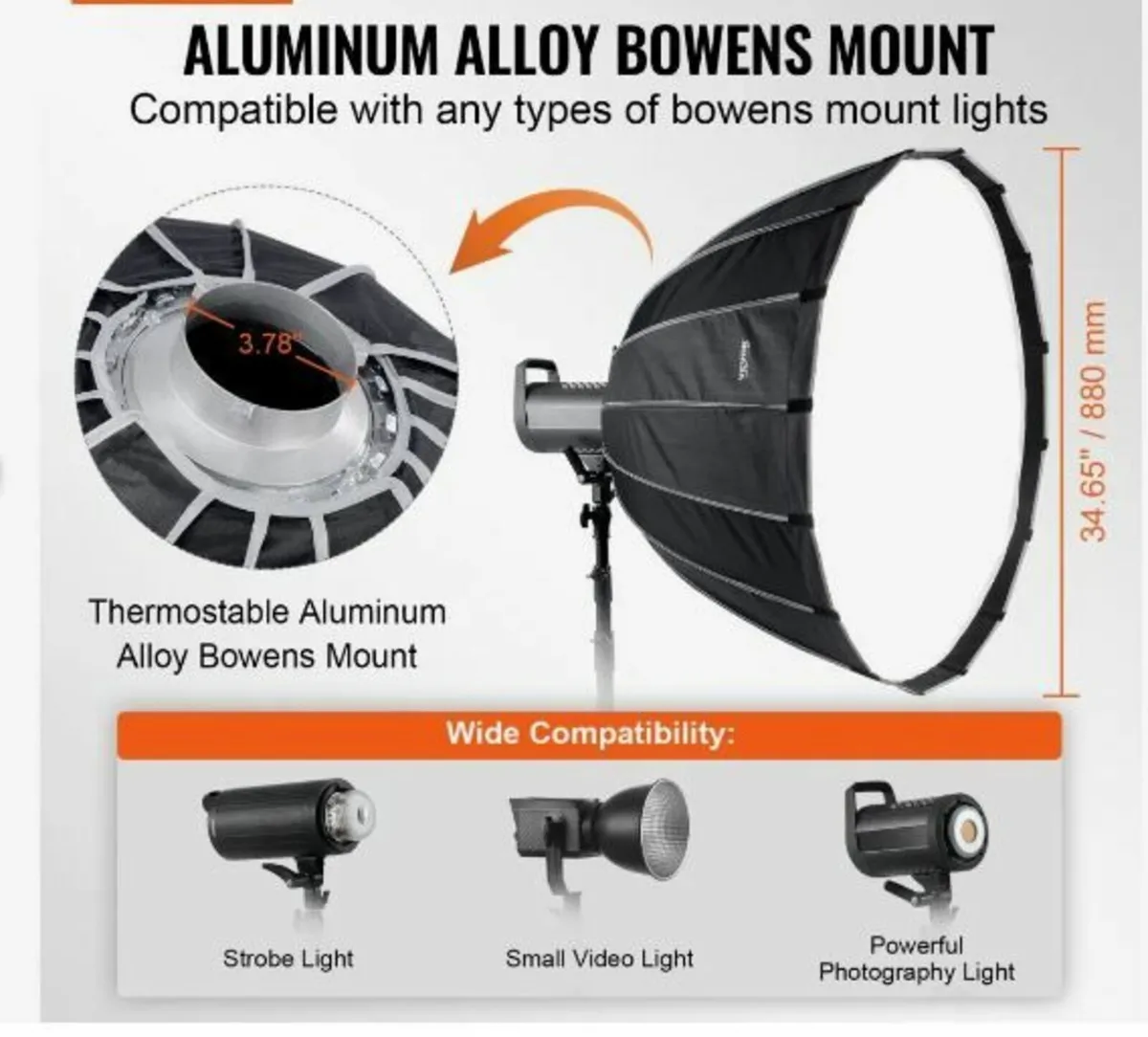Parabolic Softbox, 33 in / 850 mm - Image 3
