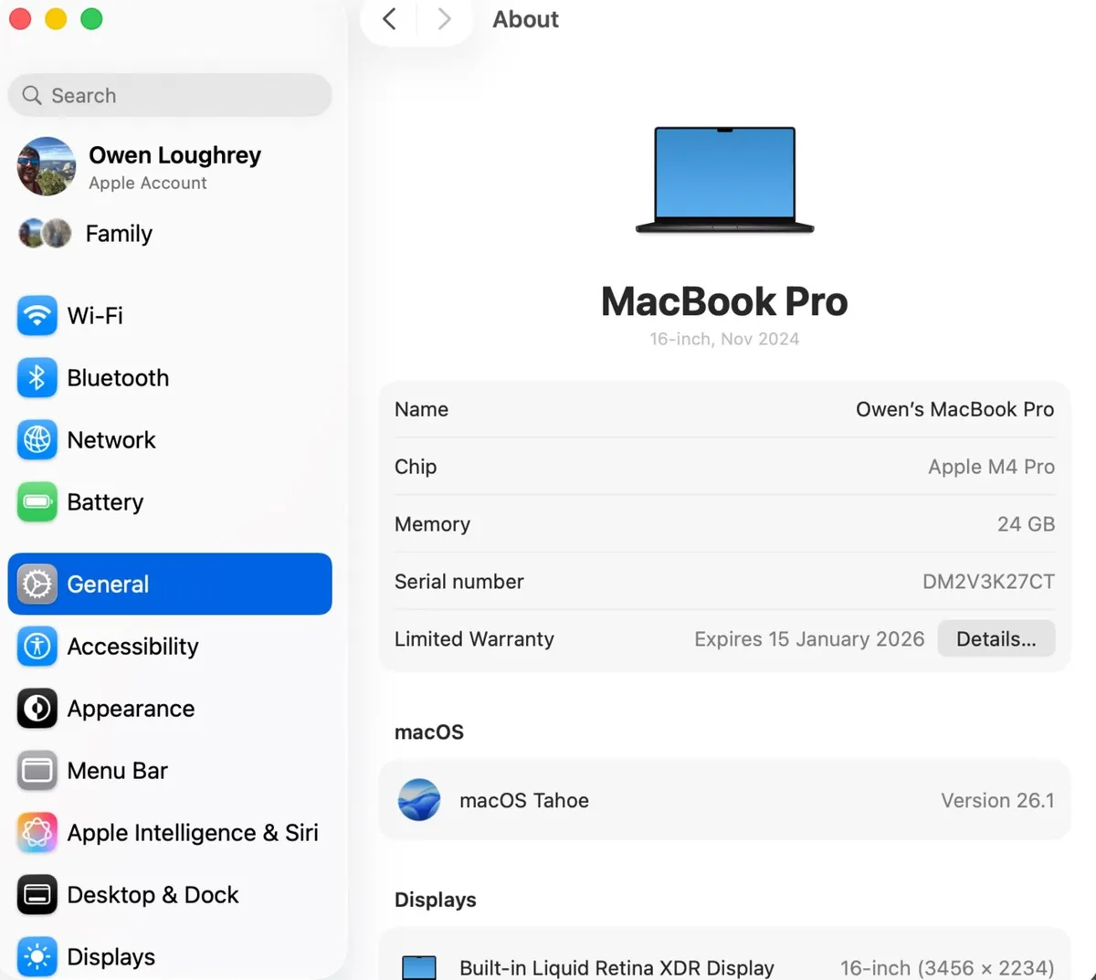 Apple MacBook Pro 16in M4 - Image 3