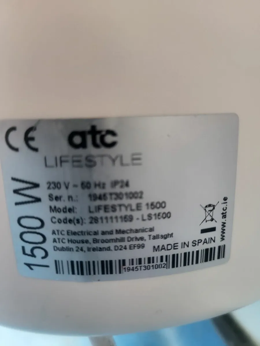 ATC Lifestyle 1500w electric thermal oil heater - Image 3