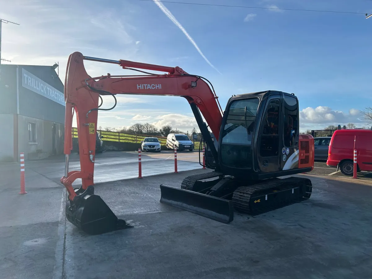 (2014) Hitachi Zaxis 60 ~ Piped For Hedge Cutter - Image 3