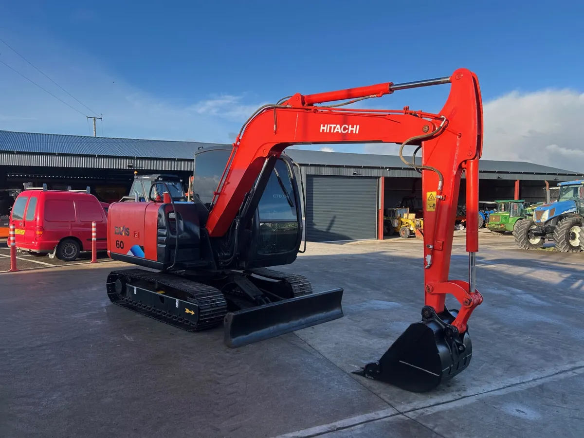 (2014) Hitachi Zaxis 60 ~ Piped For Hedge Cutter - Image 1