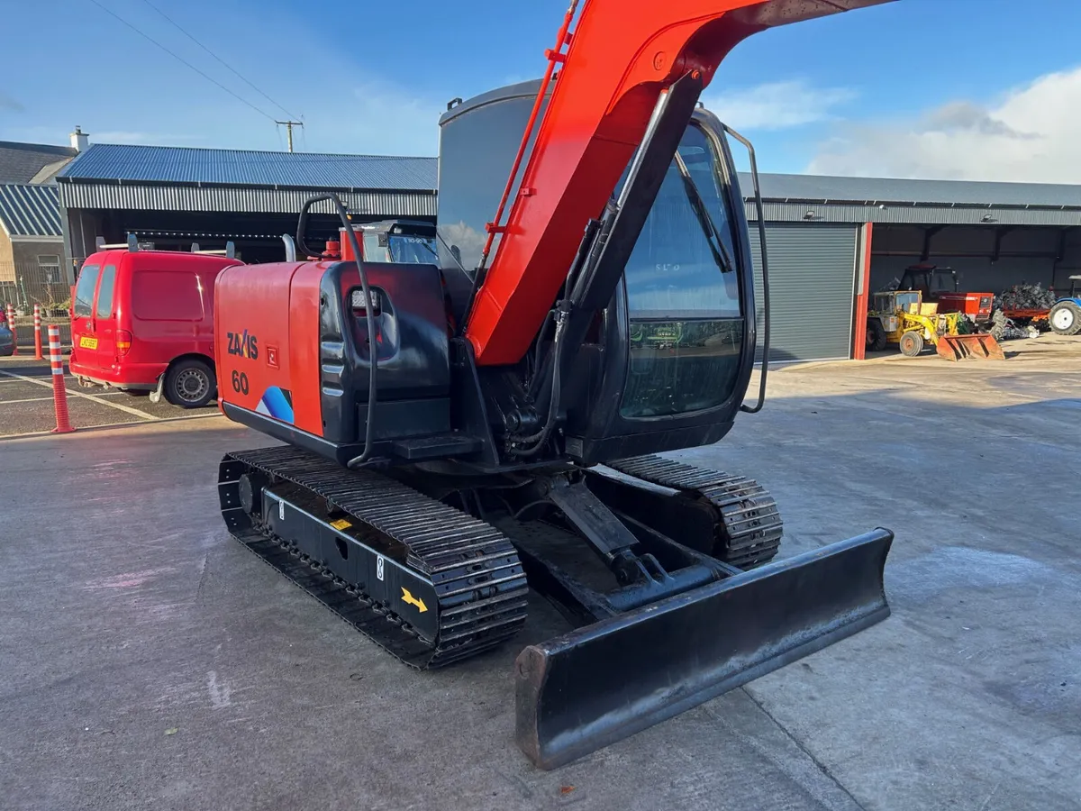 (2014) Hitachi Zaxis 60 ~ Piped For Hedge Cutter - Image 2