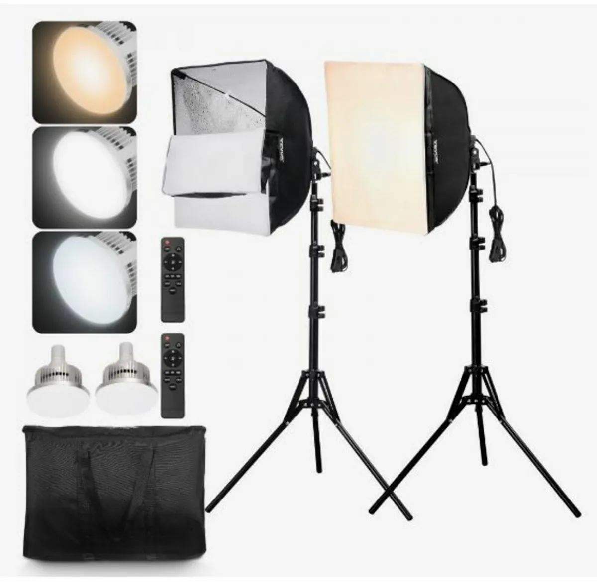 Softbox Lighting Kit 40x40 cm - Image 1