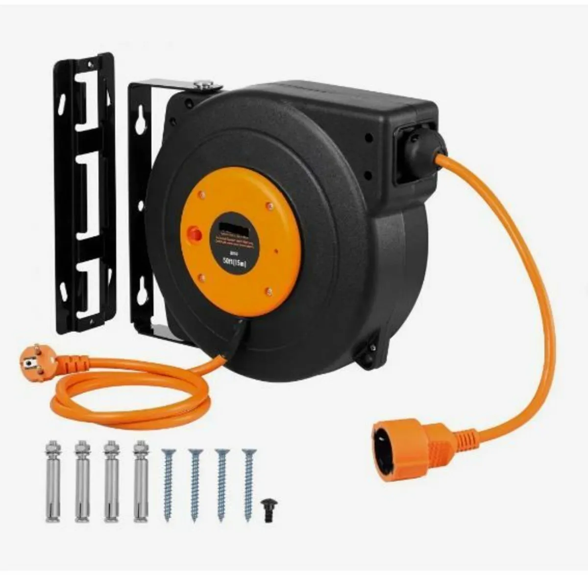 Retractable Extension Cord Reel - Image 1