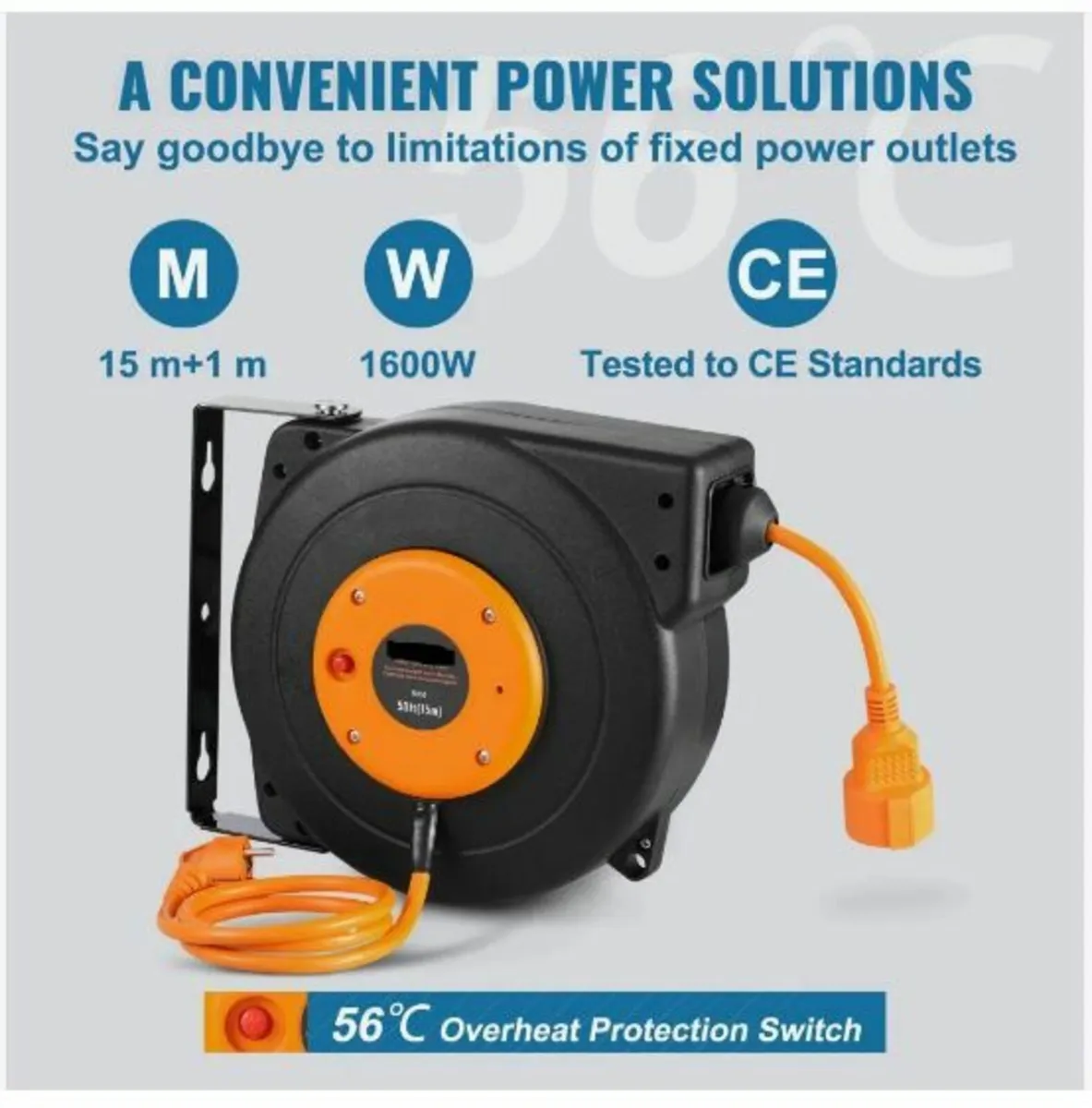 Retractable Extension Cord Reel - Image 4