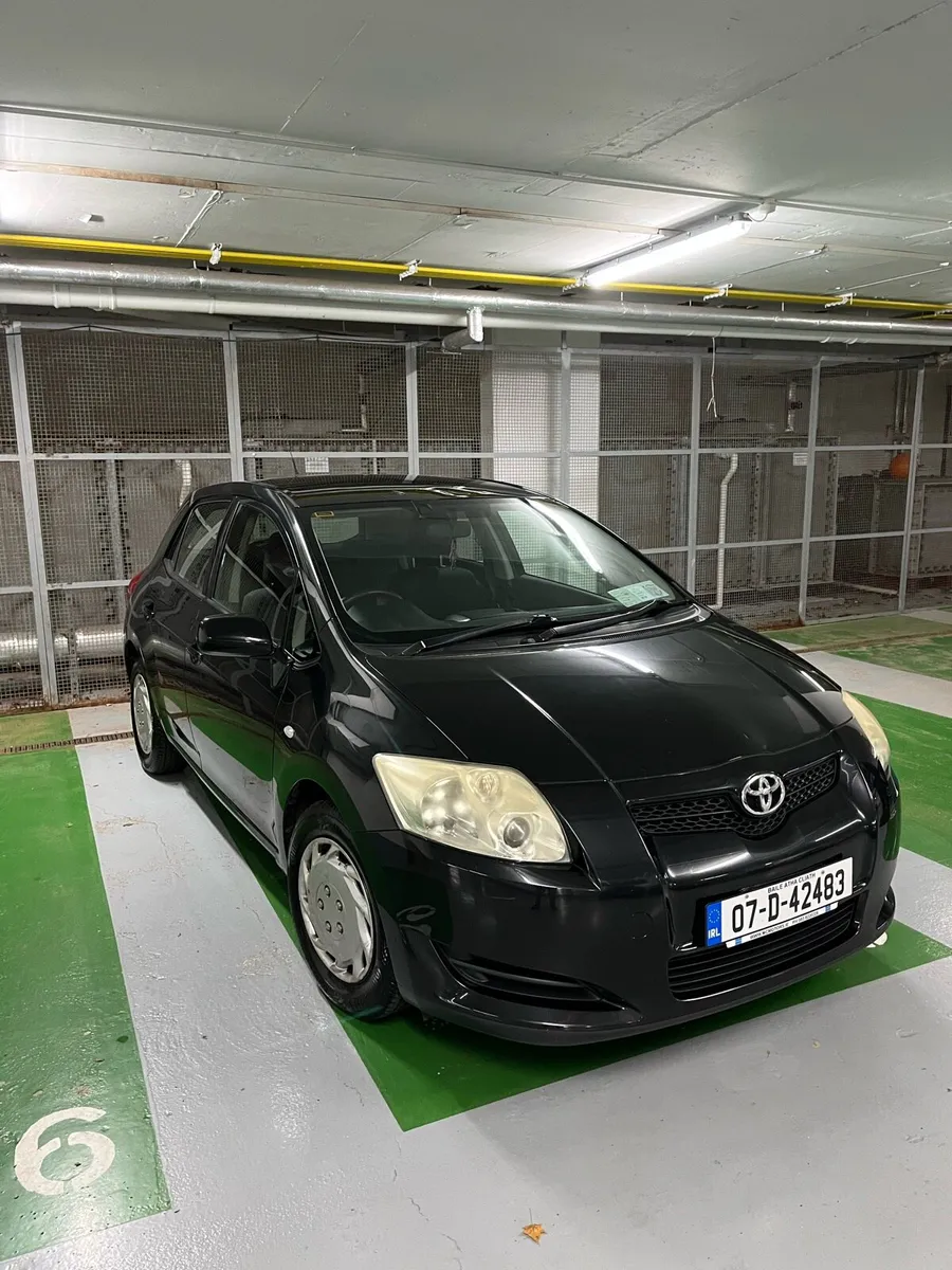 **NEW NCT - 16/11/2026** - Toyota Auris 2007 BLACK - Image 1