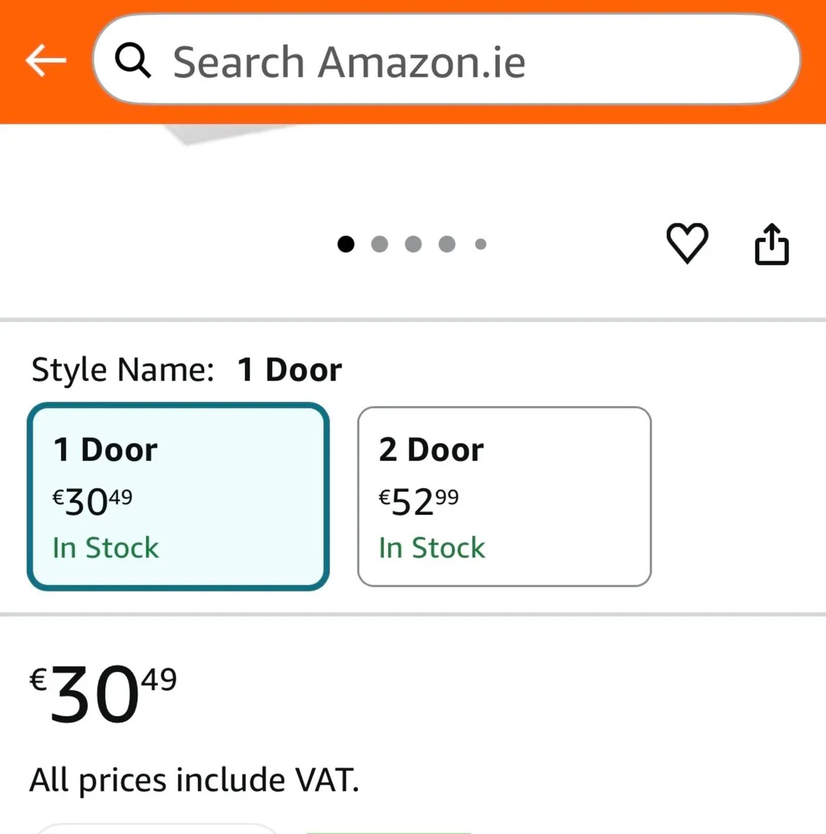 Bath Vida prison 1 door cabinet - Image 2
