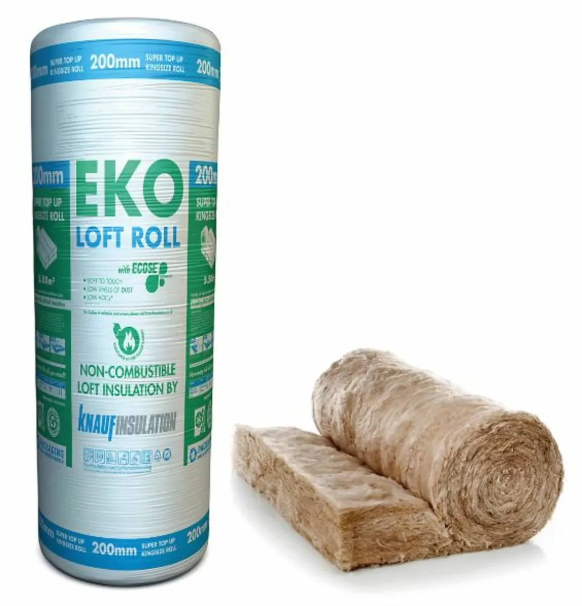 Knauf Eko Roll Loft Insulation 200mm - Image 1