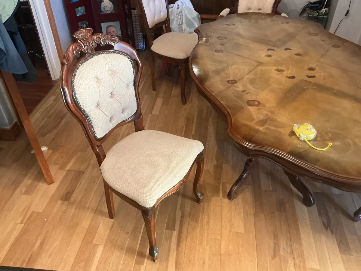 Dining Table & Six Chairs - Image 2