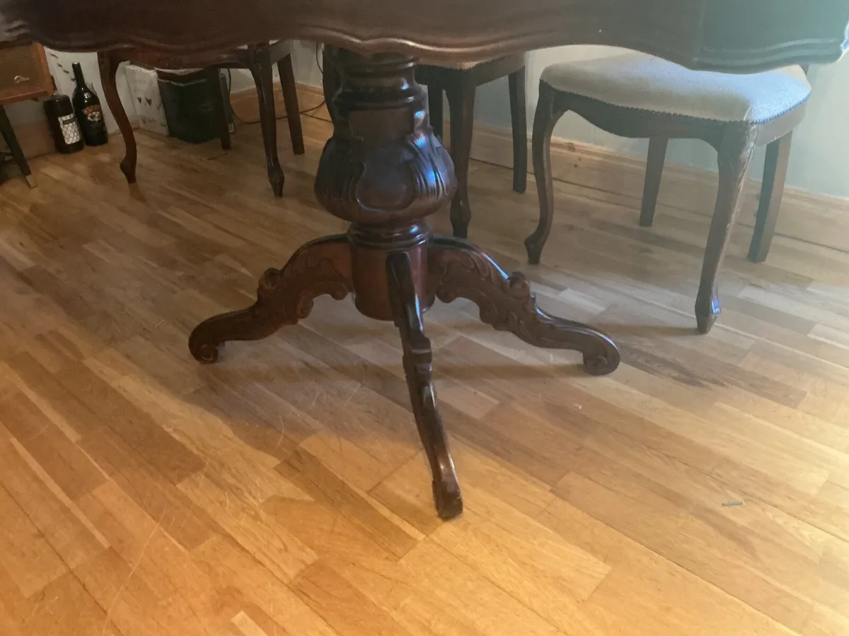 Dining Table & Six Chairs - Image 3