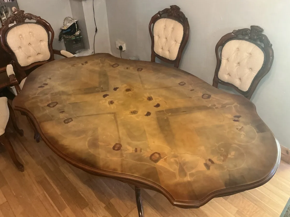 Dining Table & Six Chairs - Image 1