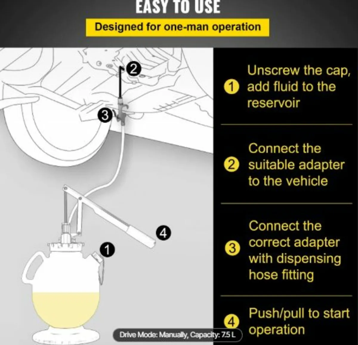 Transmission Fluid Pump Manual ATF Refill System - Image 4