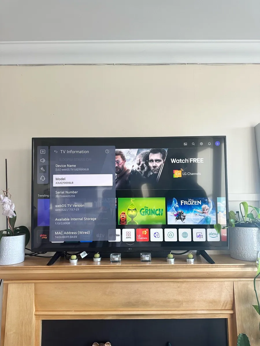 LG 43 inches 4K UHD - Image 1