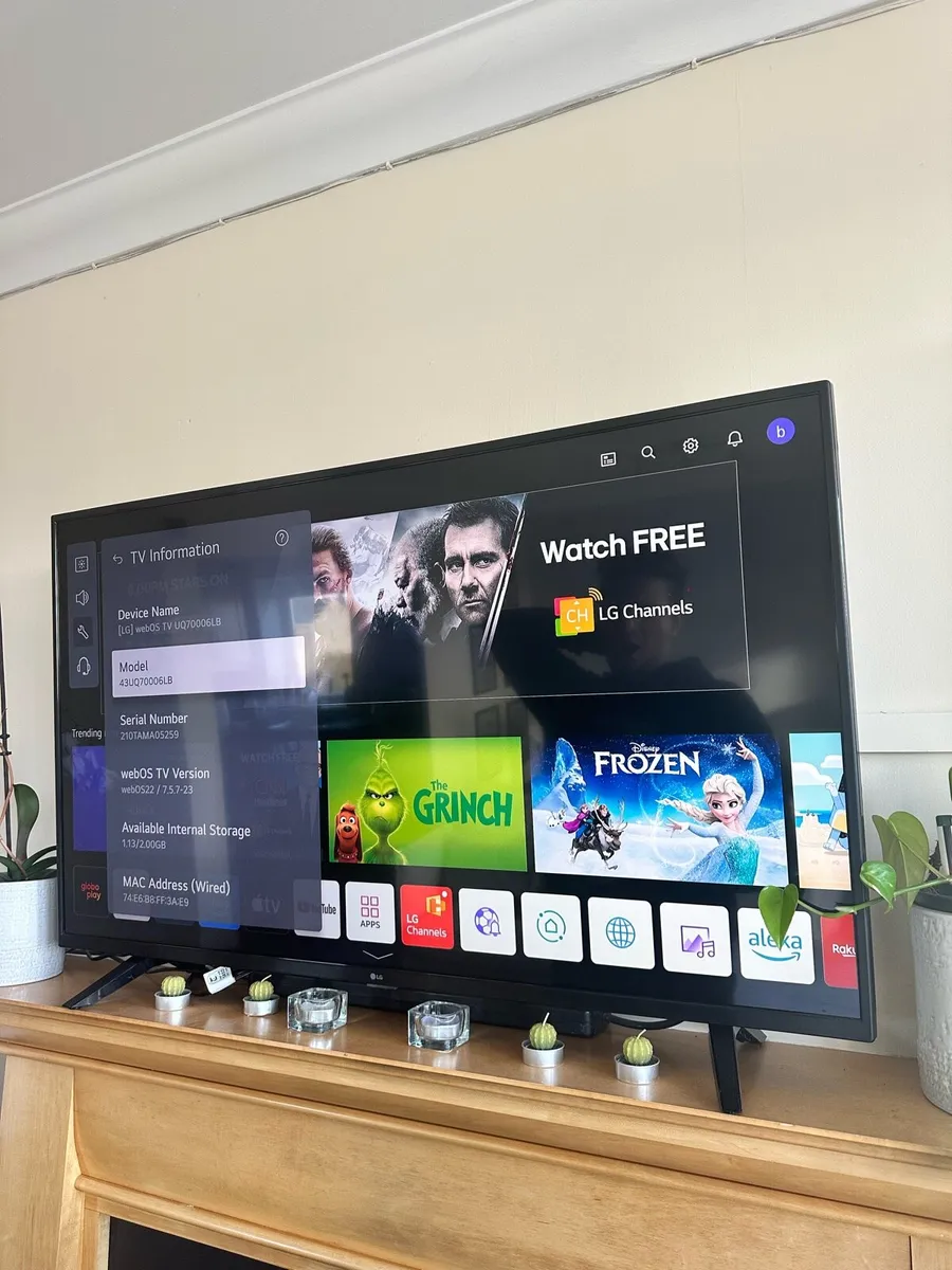 LG 43 inches 4K UHD - Image 2