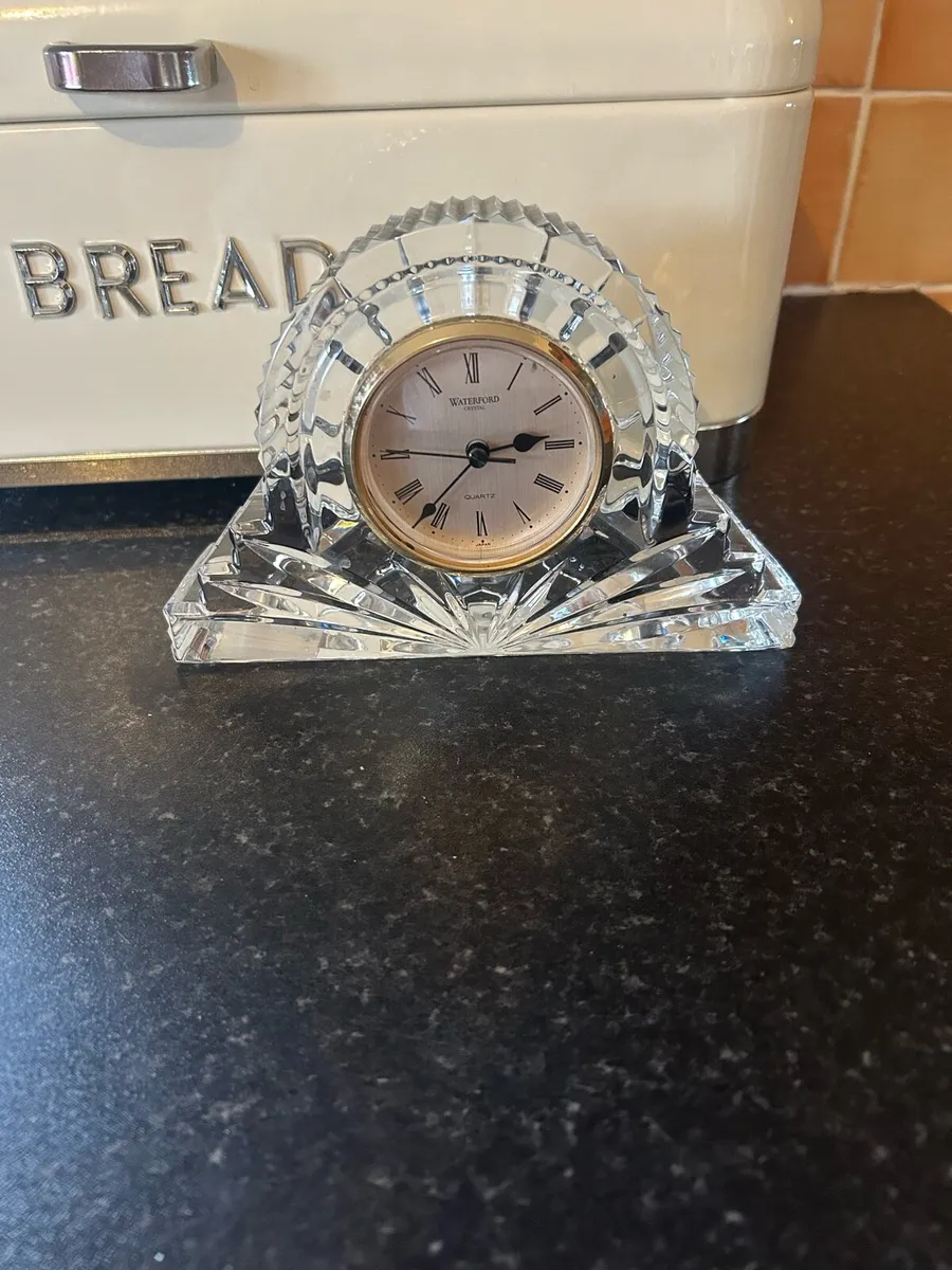 Waterford crystal clock - Image 1