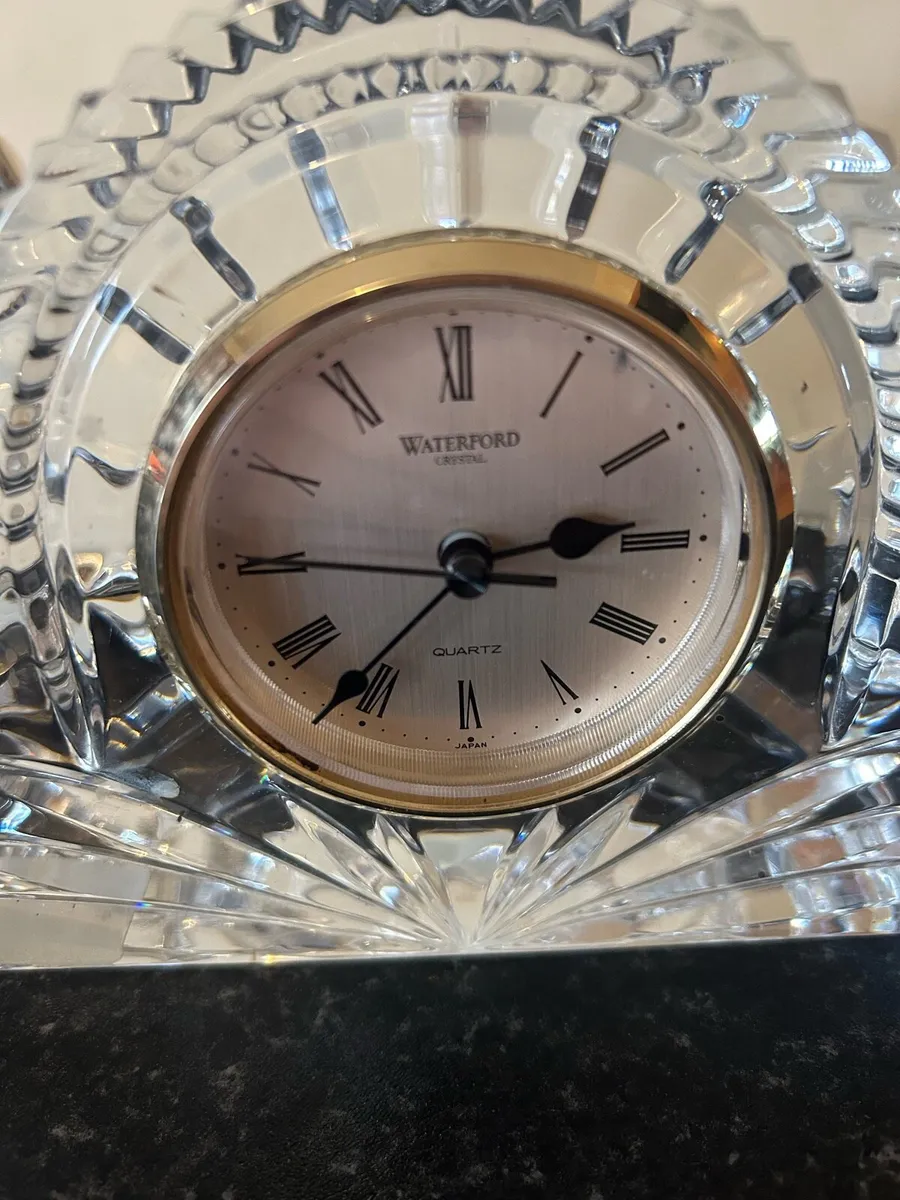 Waterford crystal clock - Image 2