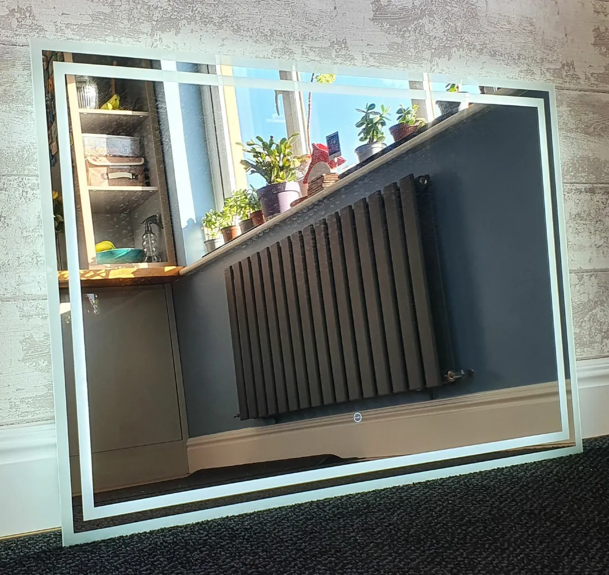 LED Bathroom Mirror 100x70cm Ensuite Makeup - Image 2