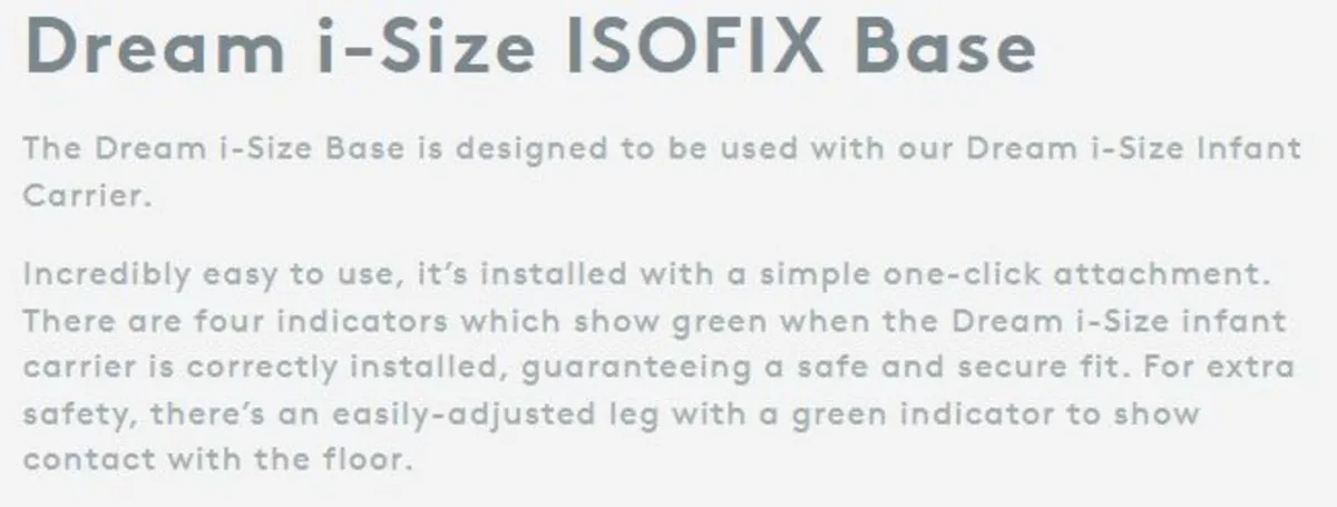 Silver Cross baby carrier, rain cover, base & cot - Image 4