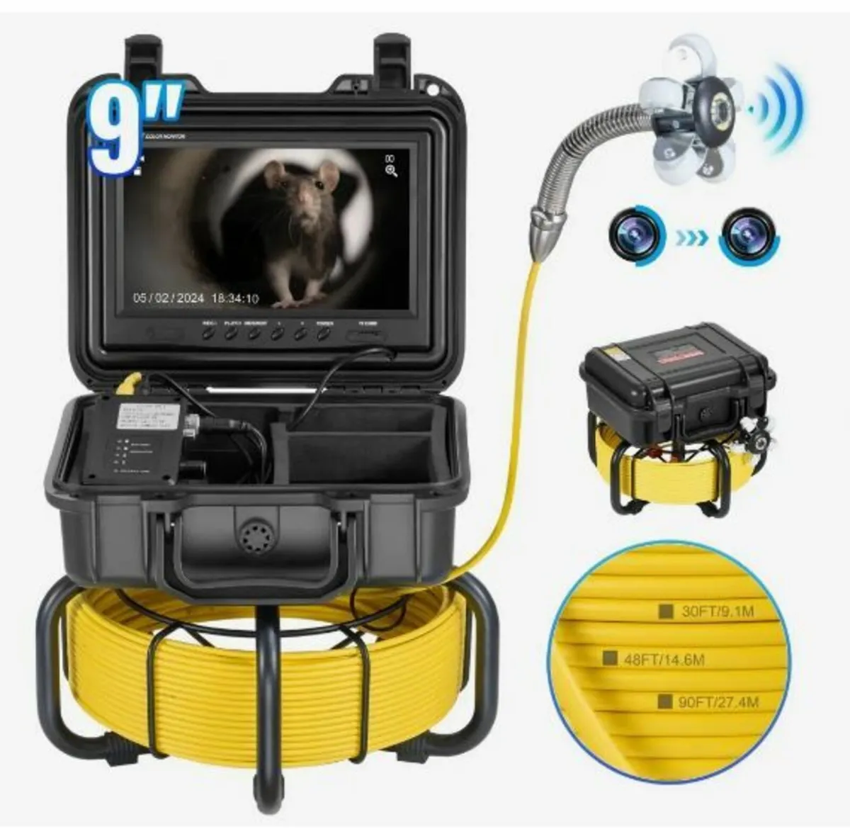 Sewer Camera, 165 ft/50m - Image 1