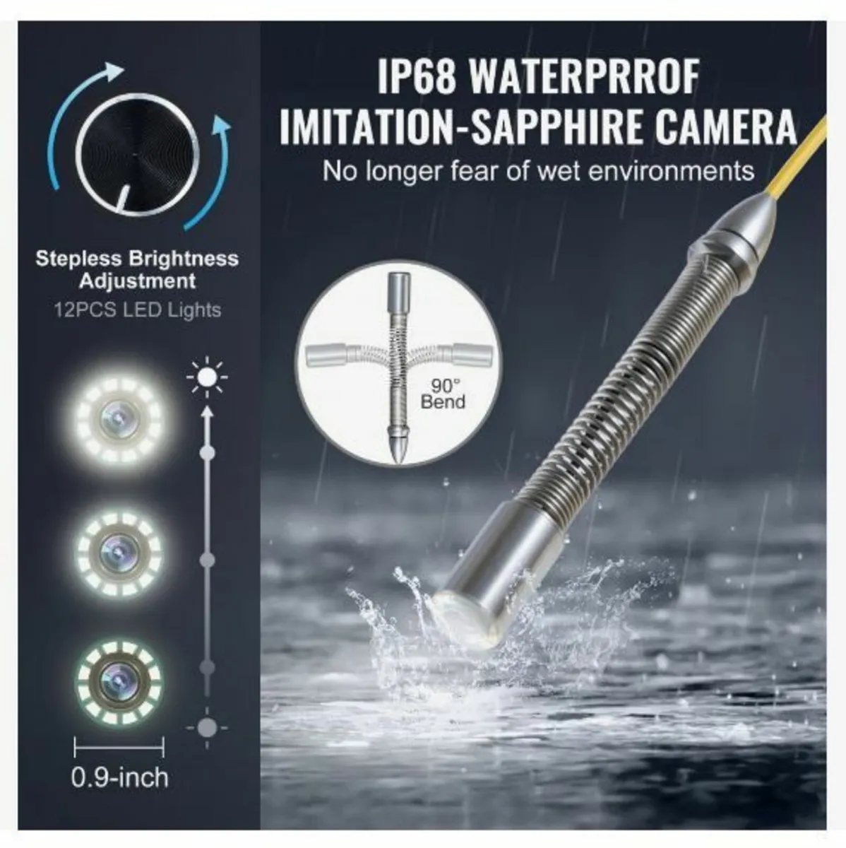 Sewer Camera, 165 ft/50m - Image 4