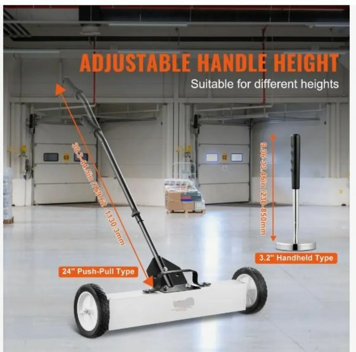 24-Inch Magnetic Sweeper with Wheels - Image 3