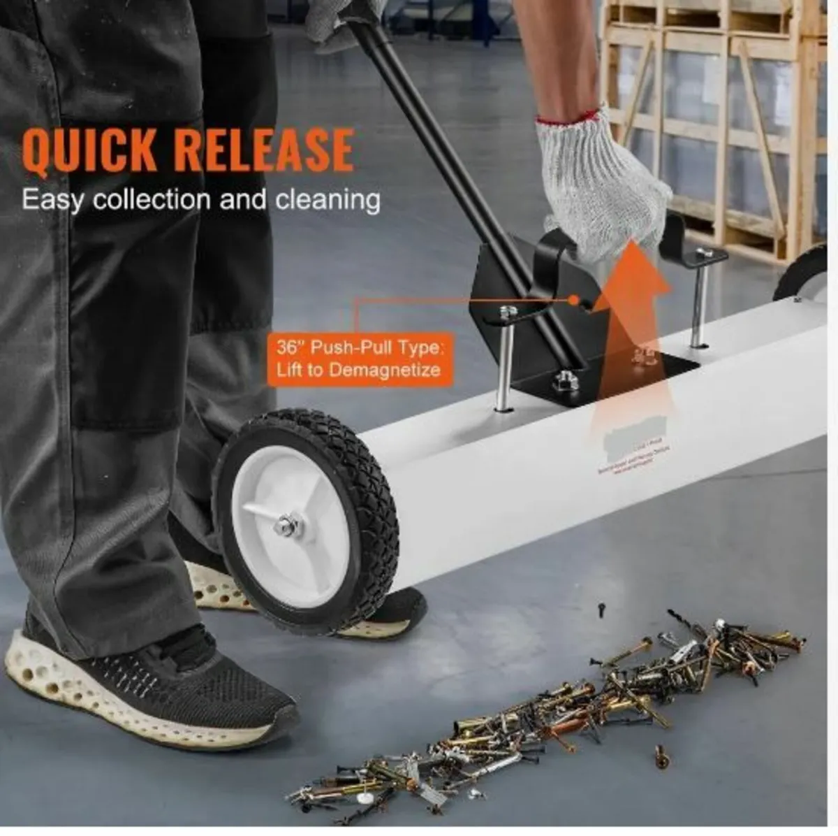 24-Inch Magnetic Sweeper with Wheels - Image 4
