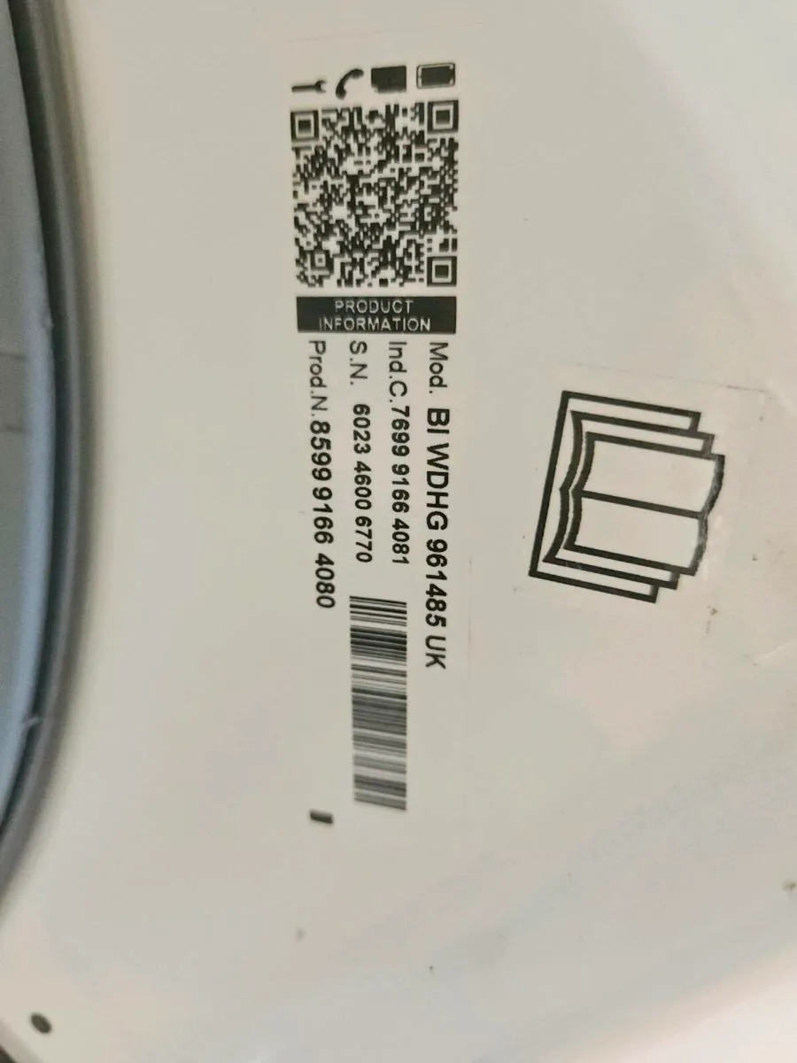 Hotpoint washer dryer - Image 3