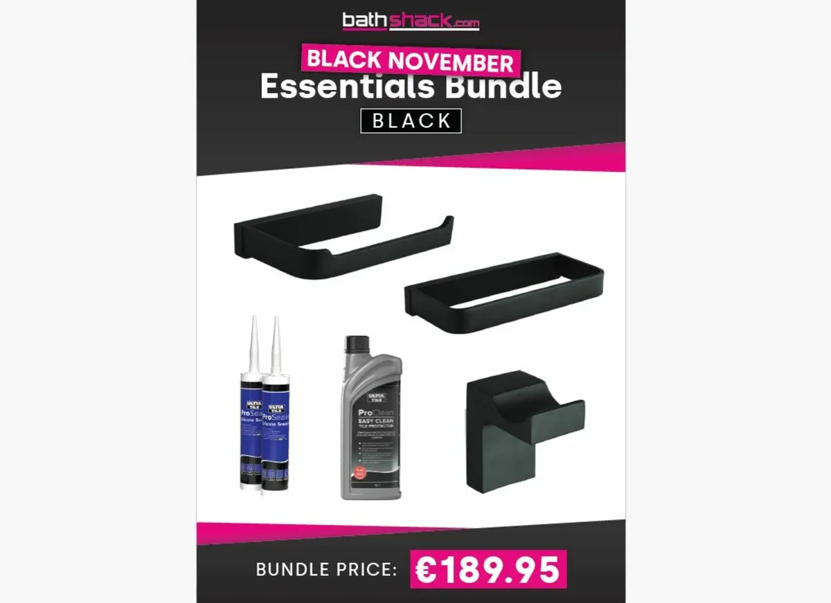 Bathshack Premium "Essentials" Bundle - Black