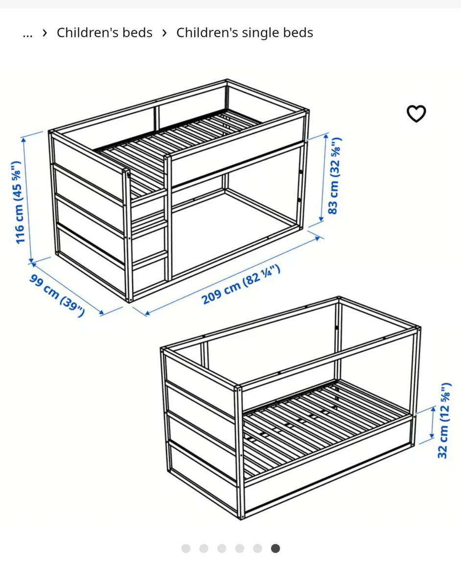 Children's Reversible Bed - Image 2