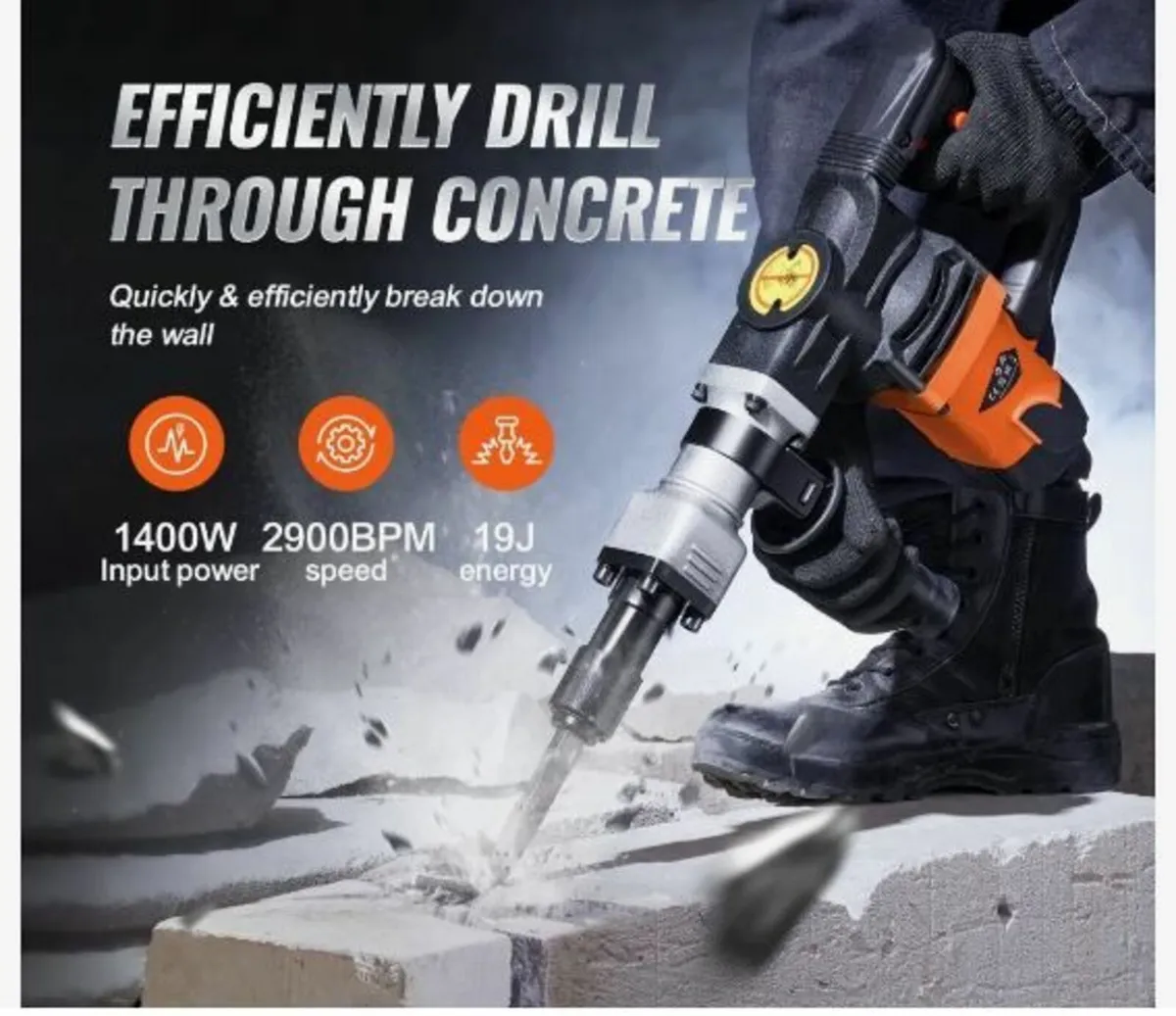 Demolition Jack Hammer Concrete Breaker - Image 2