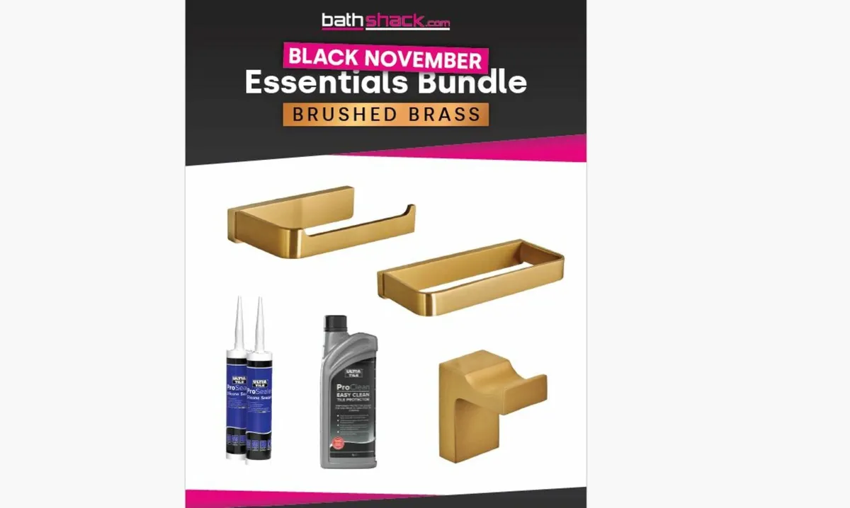 Bathshack Premium "Essentials" Bundle - Brass