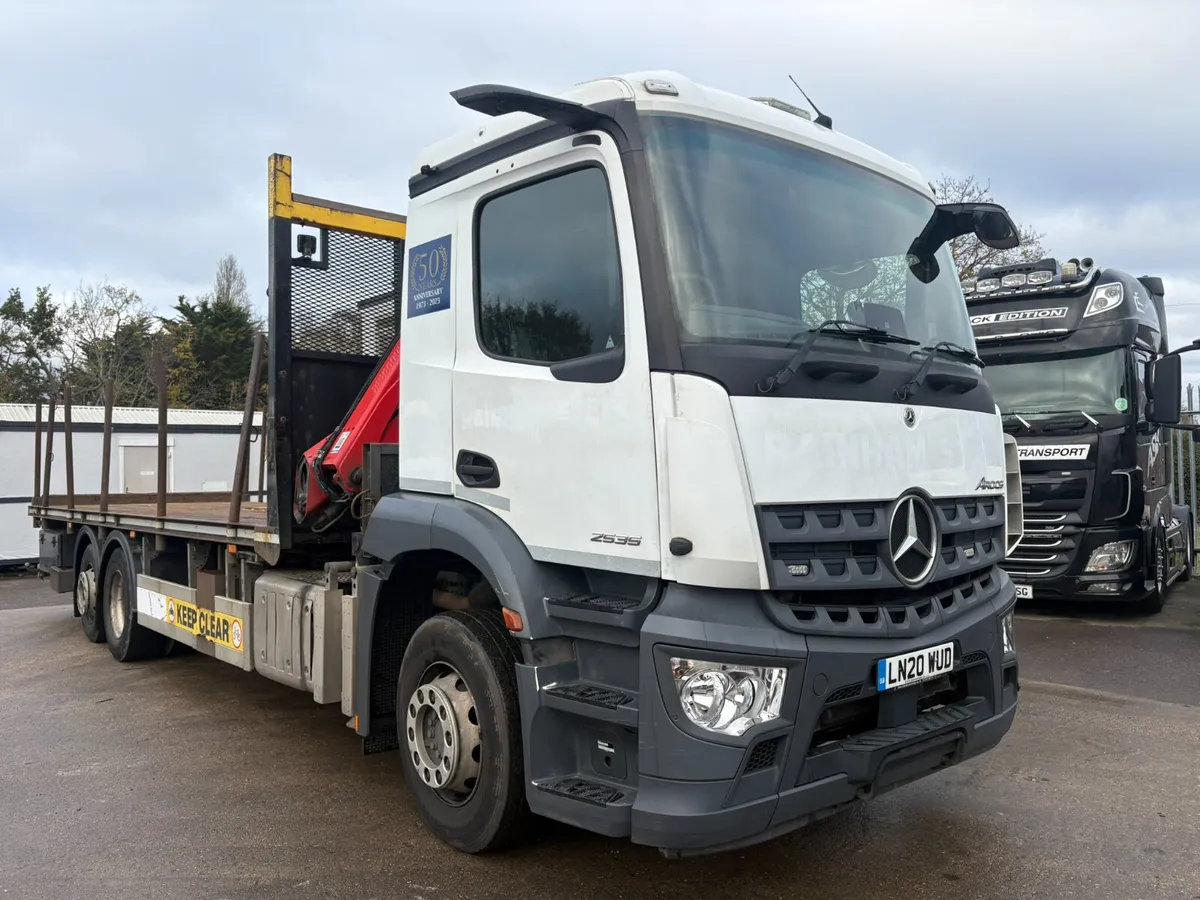 MERCEDES AROCS CRANE TRUCK - Image 1