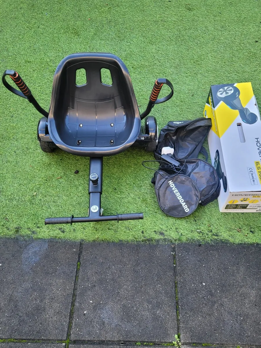 Hoverboard and Cart - Image 3
