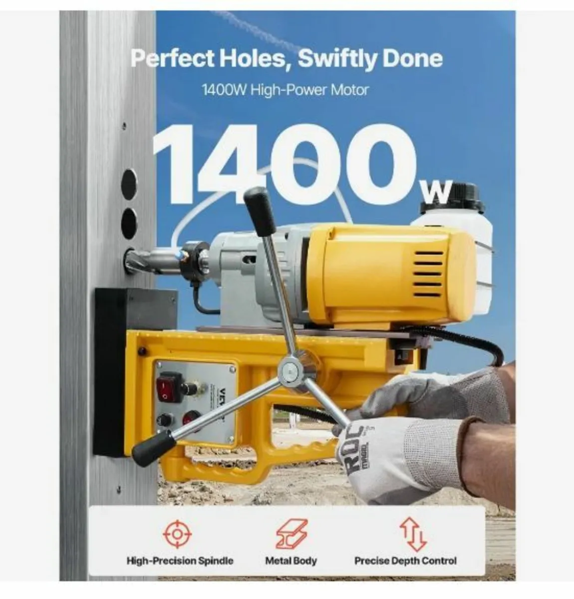 Magnetic Drill, 1400W - Image 2