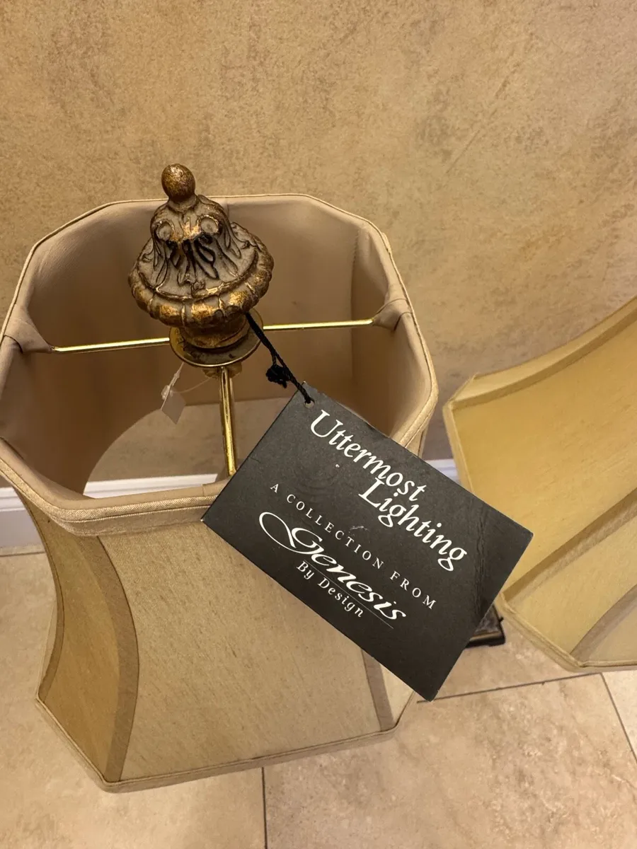 Pair of lamps by Genesis Uttermost Lighting New - Image 2