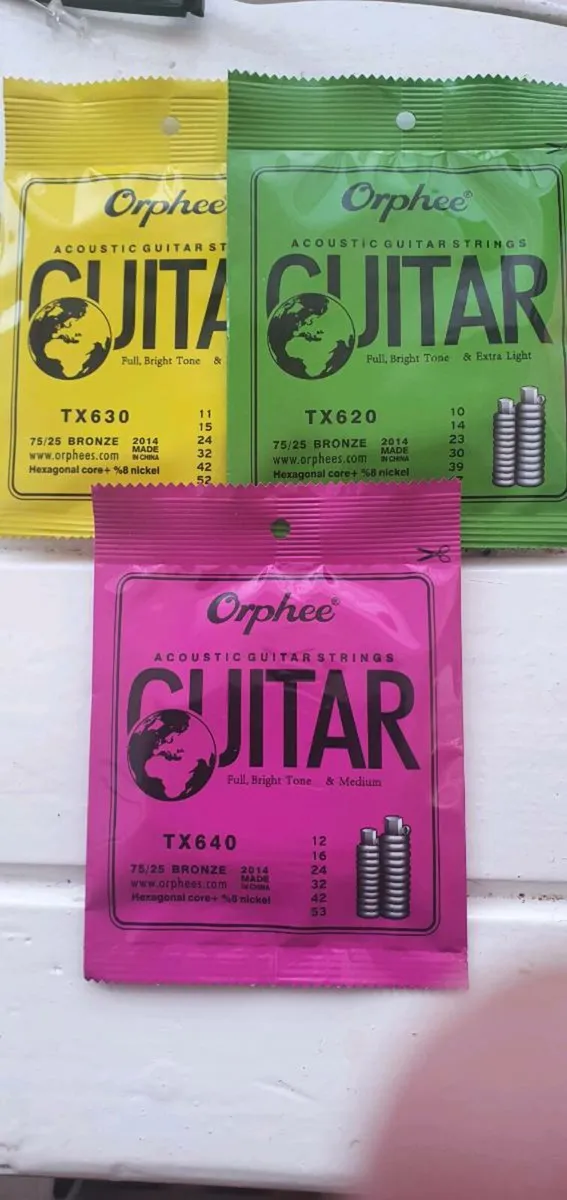 2 sets Orphee Acoustic Guitar Strings