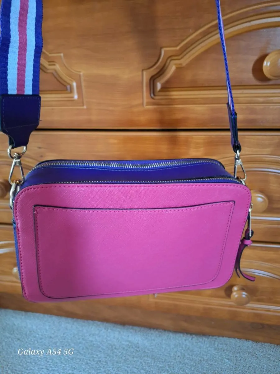 Crossbody purple and pink bag - Image 1