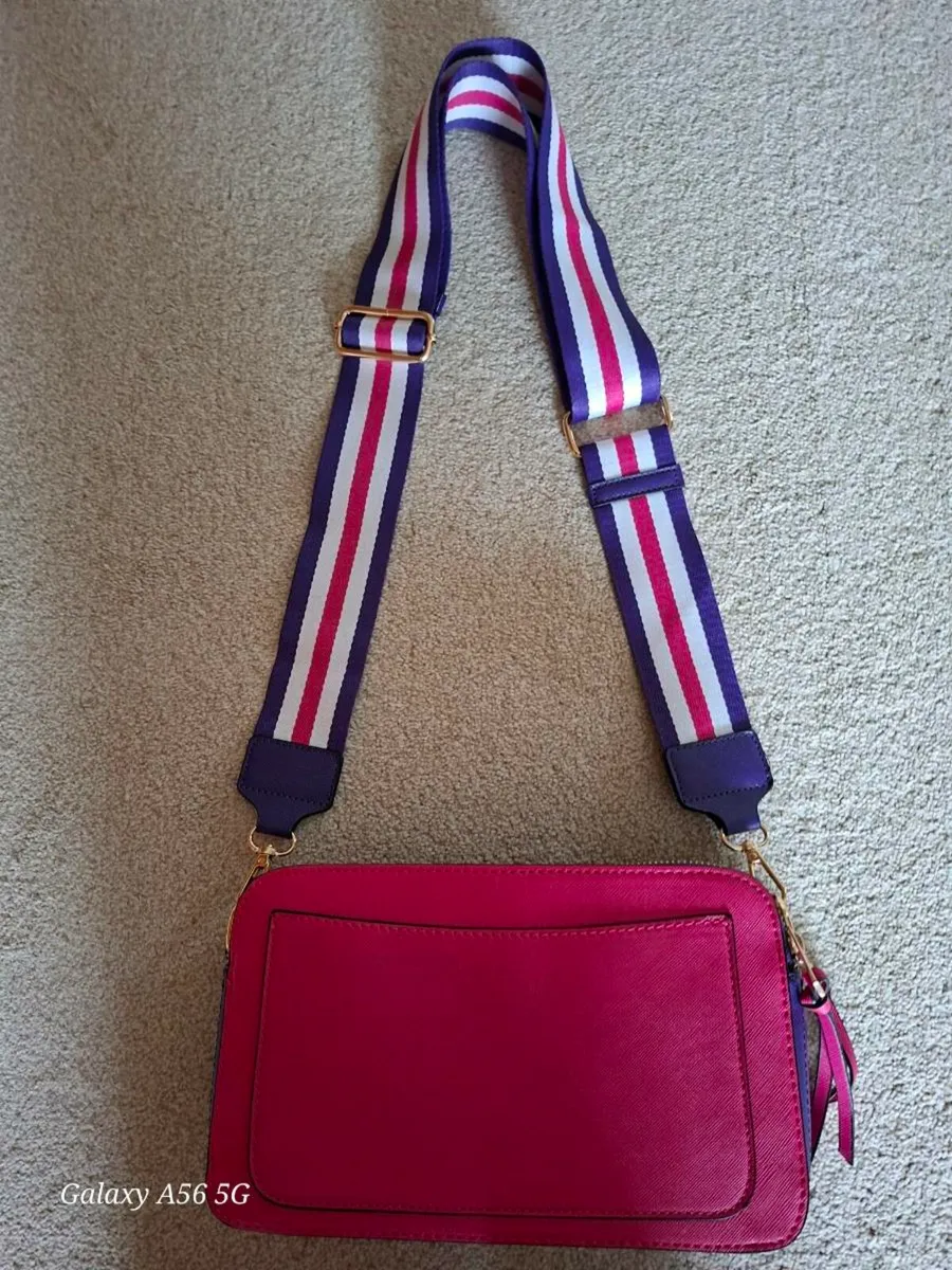 Crossbody purple and pink bag - Image 4