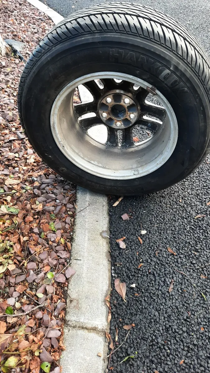 Alliminuim wheel & Tyre- NEW x 1--Toyota jeep - Image 1