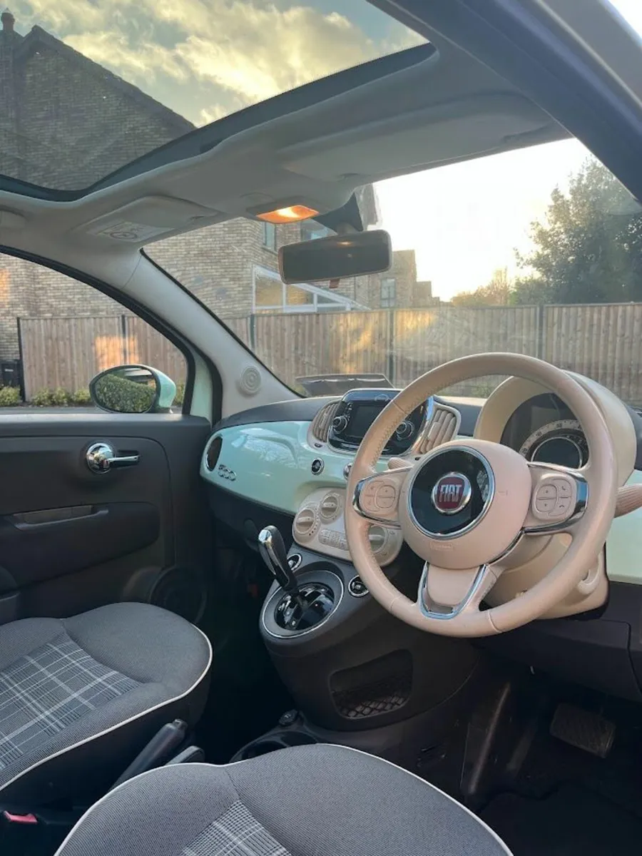 Fiat 500 1.2ltr Automatic & Sunroof - Image 3