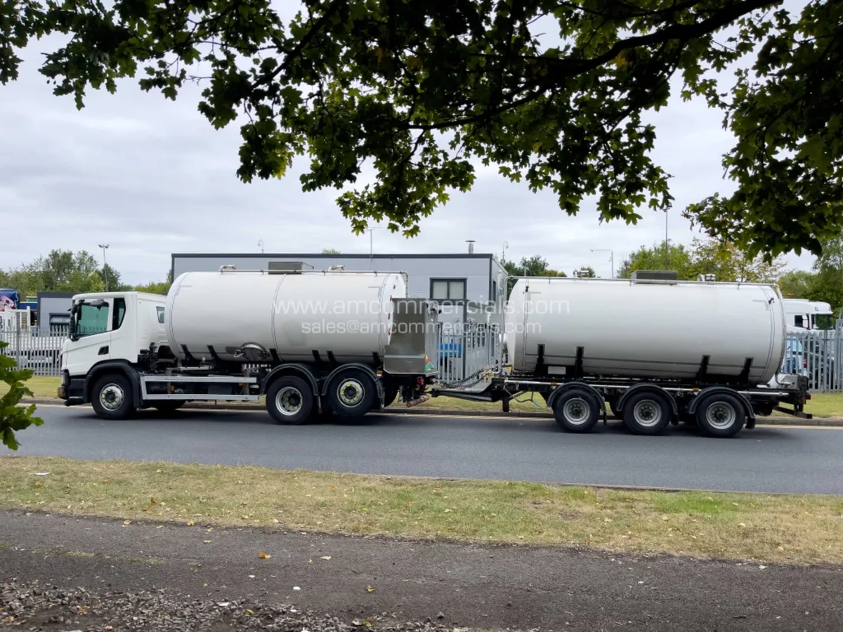 2021 (70) SCANIA P450 XT CROSSLAND DRAWBAR TANKER - Image 4