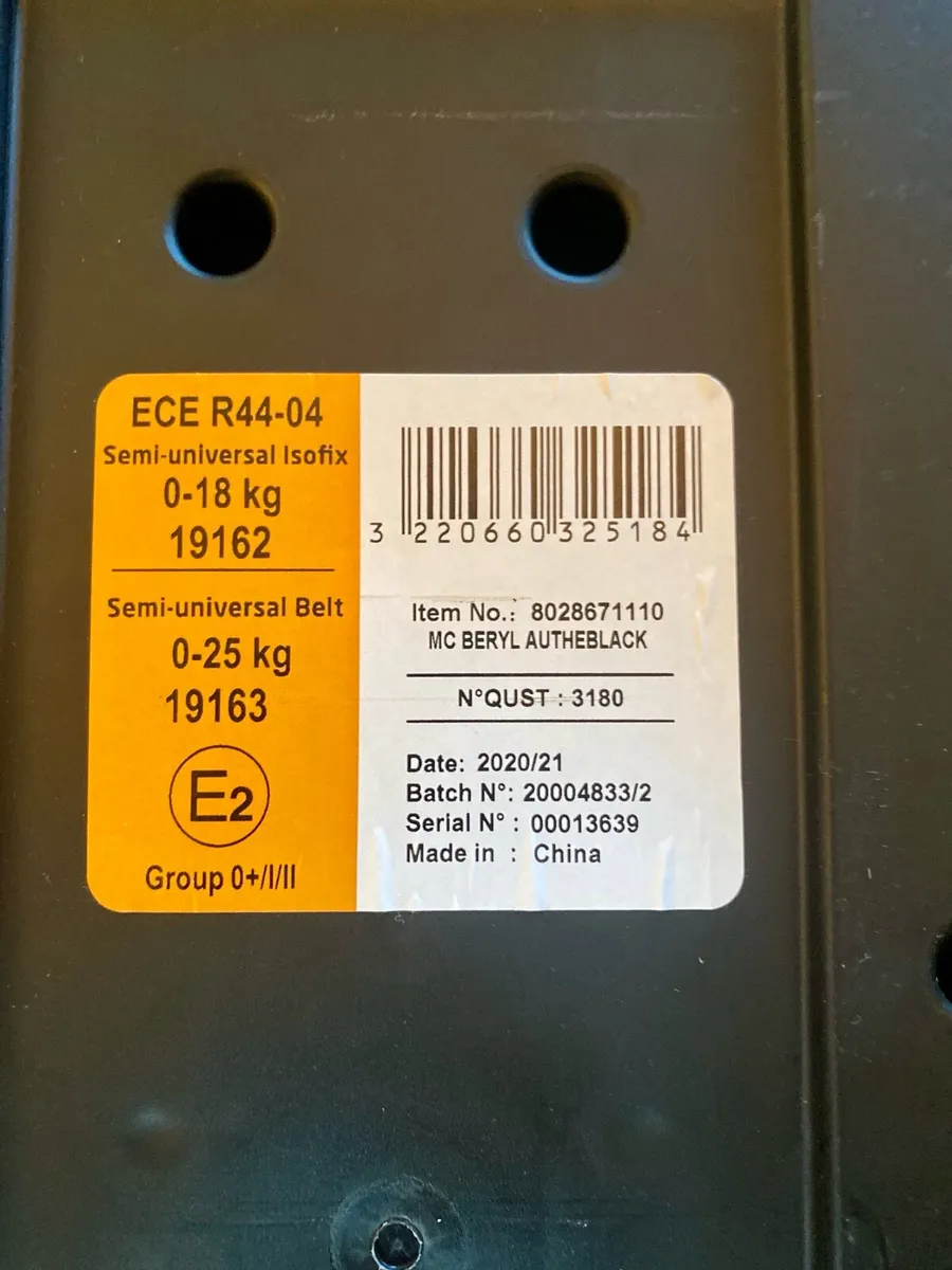 Maxi-Cosi Beryl baby seat for Sale - Image 4