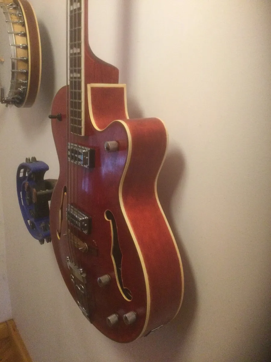 Custom built semi acoustic Big Body Bass - Image 1