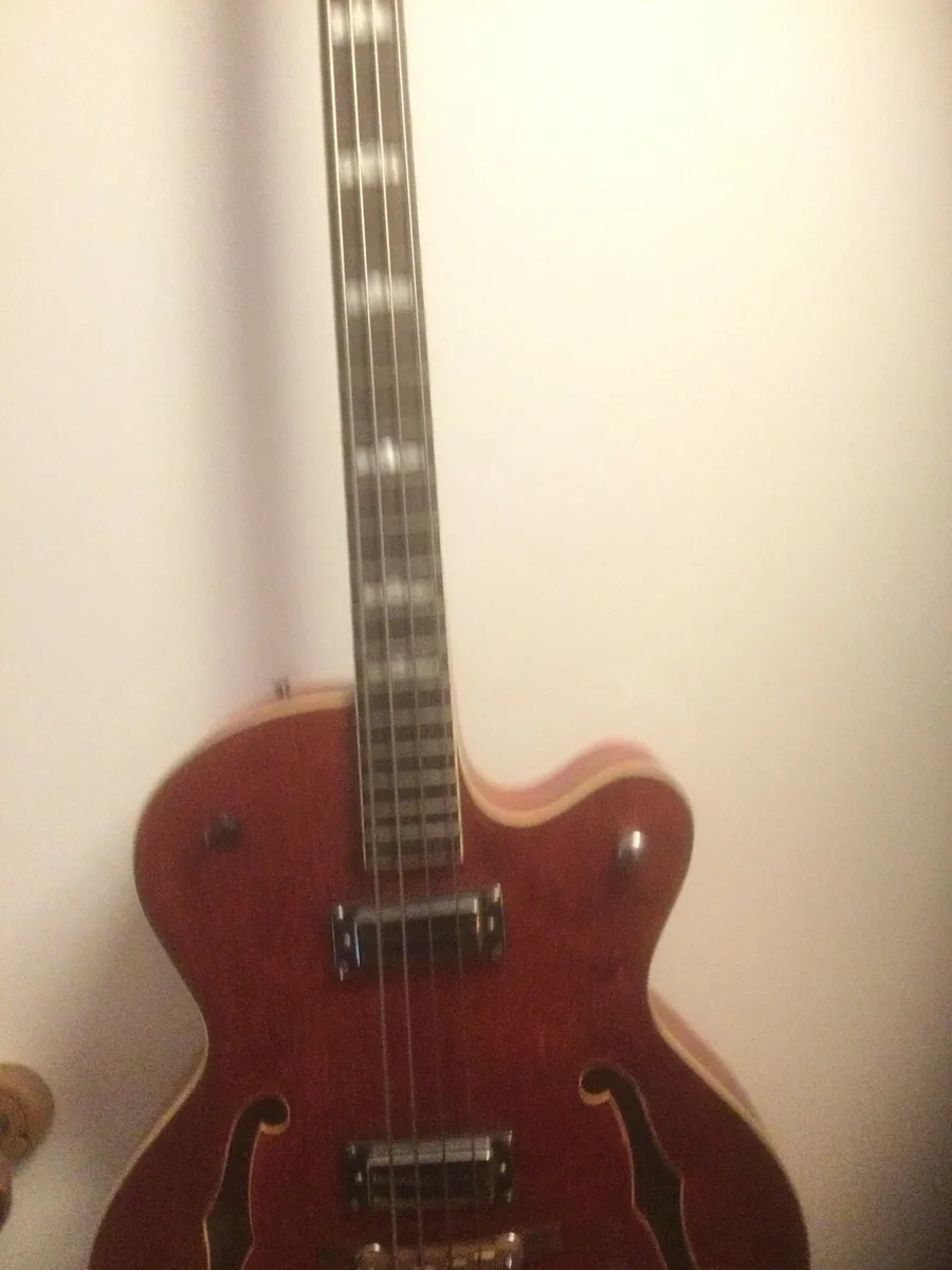 Custom built semi acoustic Big Body Bass - Image 4