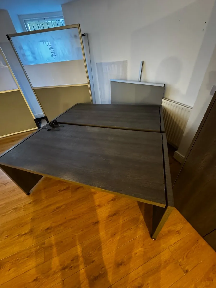 2 large Office desks (free) - Image 1