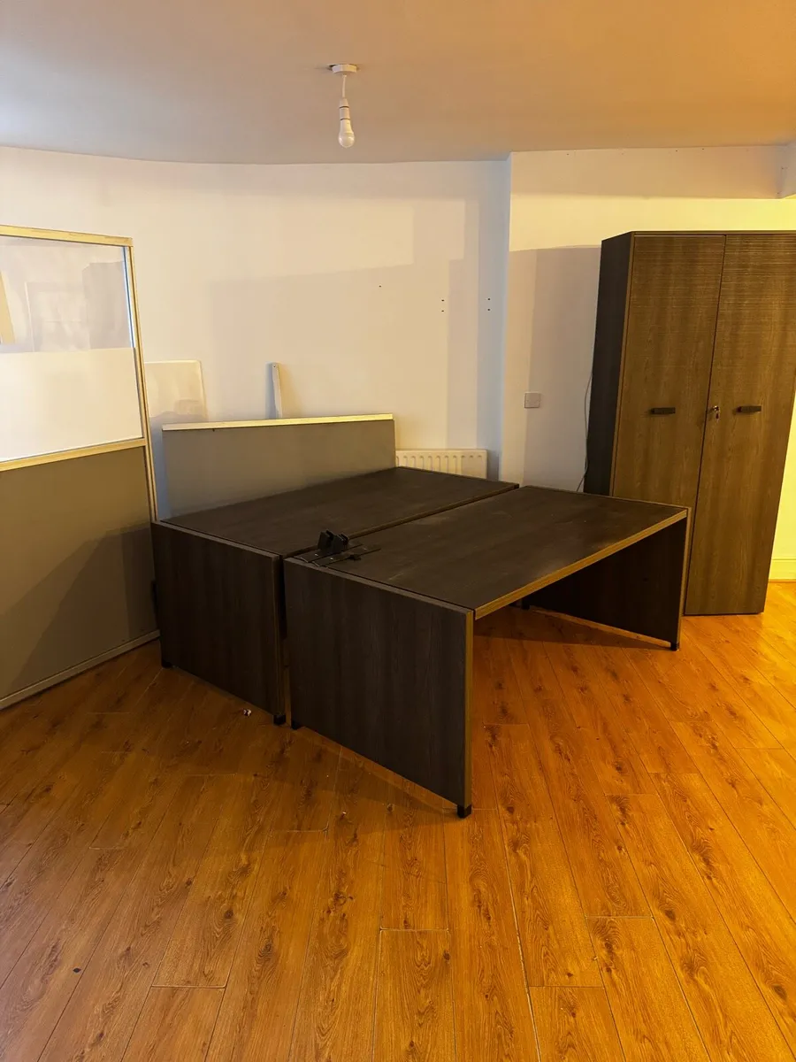 2 large Office desks (free) - Image 2