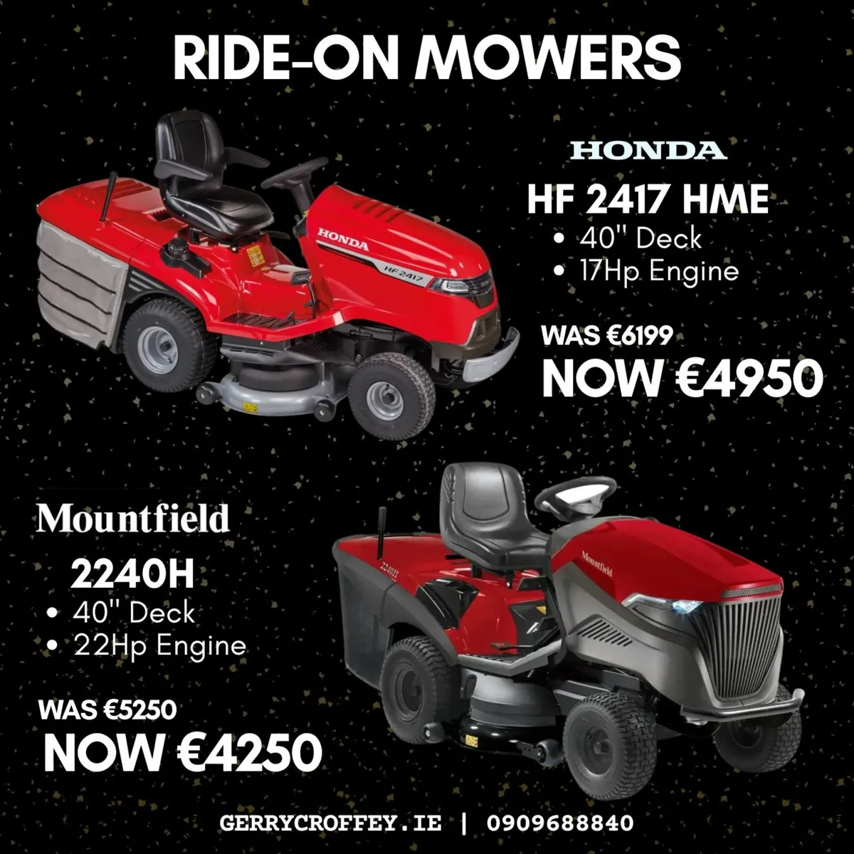 Honda 2417 & Mountfield 2240H - Black Friday Deals - Image 1