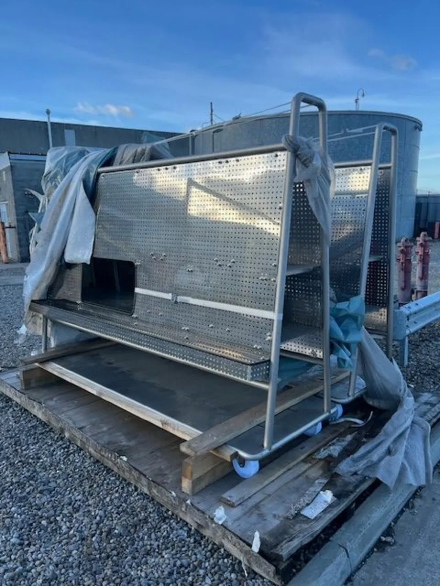 Large Industrial Changepart A Frame Trolleys x2