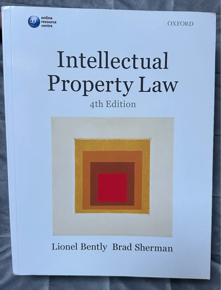 Intellectual Property Law 4th - Bently & Sherman