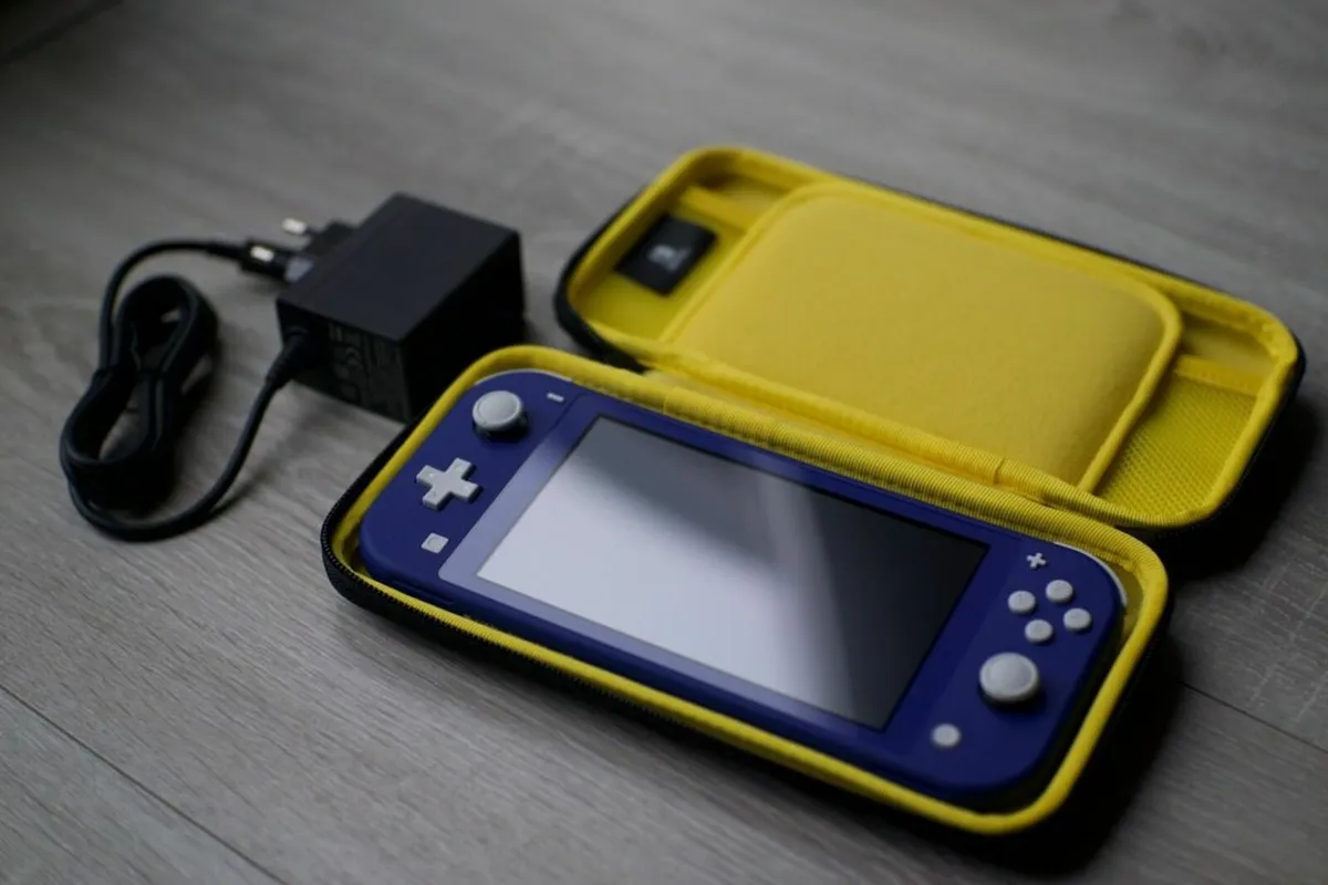 Nintendo Switch Lite & Case with Charger - Image 3